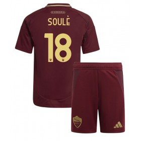 Dětské fotbalový komplet AS Roma Matias Soule #18 Domácí košile 2024-25 Krátkým Rukávem